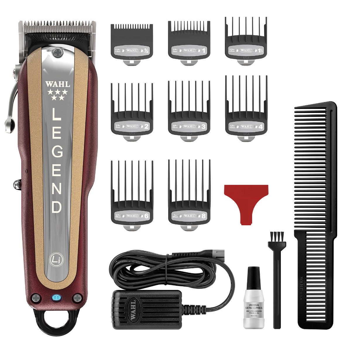 Amazon.com: Wahl Professional Barber Combo Includes Legend Clipper and Hero  Trimmer Elite Hair Grooming Duo : Beauty & Personal Care