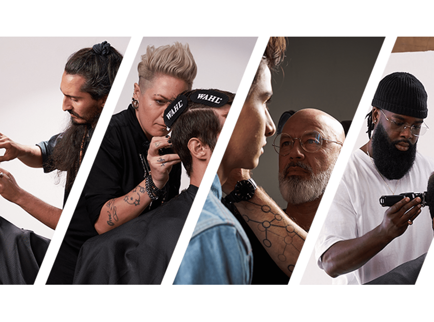 Behind the scenes images of the Future Makers campaign from Wahl