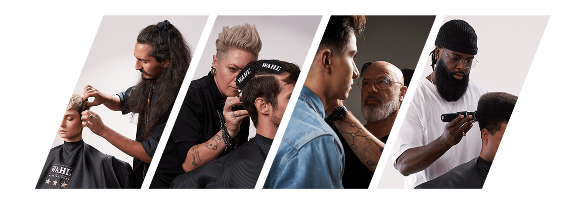 Behind the scenes images of the Future Makers campaign from Wahl